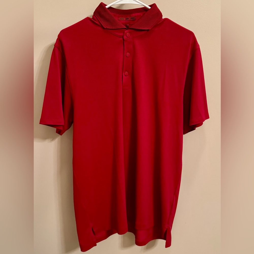 Sun Day Red Polo - Tiger Woods - Large